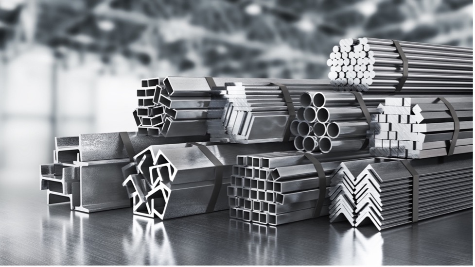 A group of metal products